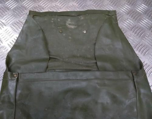 Genuine Vintage Military Issue PVC Heavy Duty Back Pack Pannier Side Bag PBPG1 - 第 5/12 張圖片