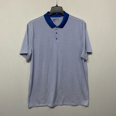 Nike Golf Men Short Sleeve Active Polo Shirt Top Size XXL 2XL Stripes M225 -22