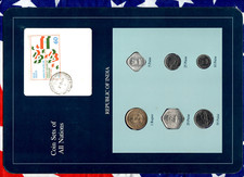 Coin Sets of All Nations India 1988-1990 UNC 1 Rupee 1990 2.9.88