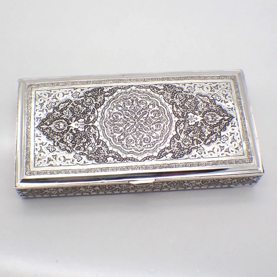 Персидская декоративная коробка 84 серебро - Изображение 2 из 4