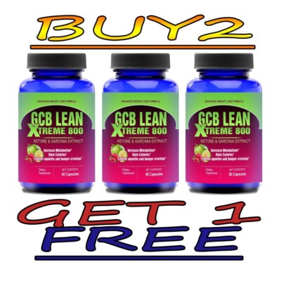 Gcb Lean Extreme With Raspberry Ketones And Garcinia Extract (Buy 2 Get 1