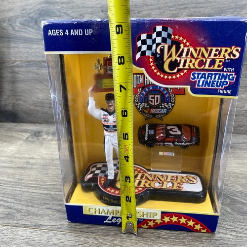 Winner's Cup Champion 1994 Dale Earnhardt Circle Figure Car & Trophy Box 7-1/2" - Picture 6 of 8