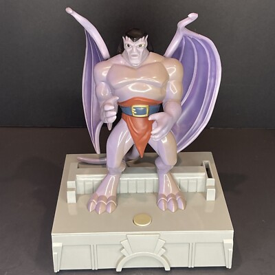 1995 Thinkway Toys Gargoyles Goliath Talking Coin Bank Coin Bank Tested Works