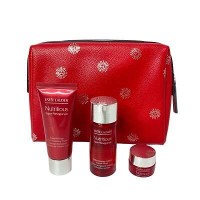 Estee Lauder Nutritious Super-Pomegranate 4pcs Skincare Gift Set