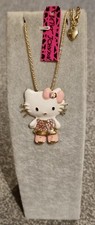 Beautiful Betsey Johnson Diamante kitty Necklace