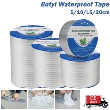 Reparatur Klebeband Wasserdicht Butyl Selbstklebend 5m Aluminiumfolienband DE