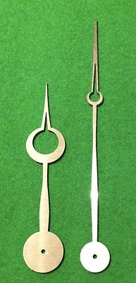 Antike Uhr ZIFFERBLATT Uhrzeiger DC 4 aus High Carbon Stahl -Made in UK-