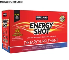Kirkland Signature Energy Shot, 48 Bottles, 2 Ounces Each - FREE SHIPPING!!!