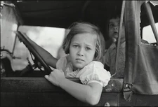 Black and White Photo Looking Out Car Door 7x10 Reprint A-9