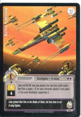Star Wars Jedi Knights TCG Premiere #26 Red Five [R] [1. Tag]
