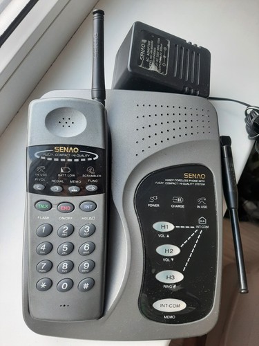 SENAO SN-258 Telefon bezprzewodowy dalekiego zasięgu Nowy akumulator Nowa obudowa - Zdjęcie 2 z 6