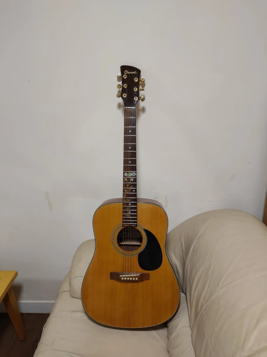 VINTAGE CHARVEL JACKSON acoustic Guitar mod 550N Vry Stunning W