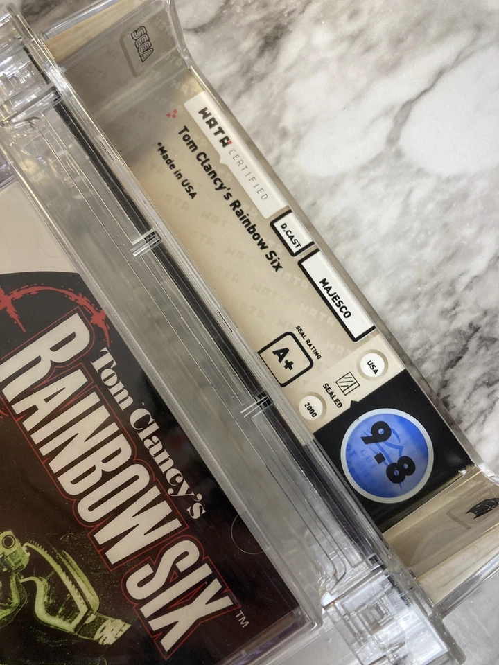 Tom Clancy's Rainbow Six Sega Dreamcast WATA Graded 9.8 A+ Sealed Game - Image 3 of 4