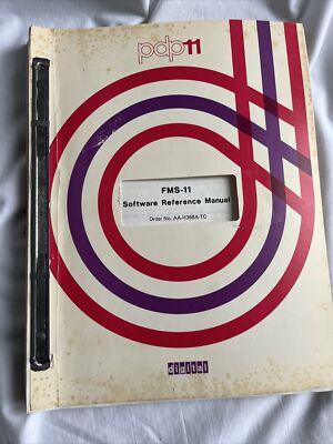 FMS-11 Software Reference Manual - DEC / Digital Equipment Corp PDP-11