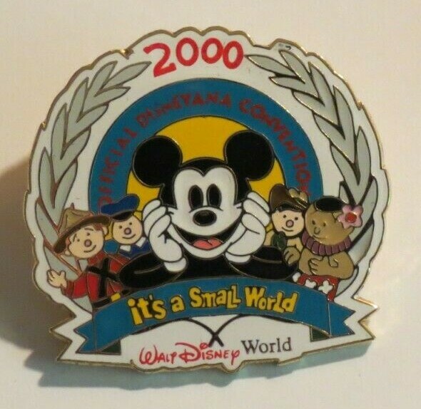 ★2000年★ディズニアナコンベンション★イッツ・ア・スモールワールド ピン★ DISNEY WDW 2000 CONVENTION IT'S A SMALL WORLD MICKEY MOUSE WITH