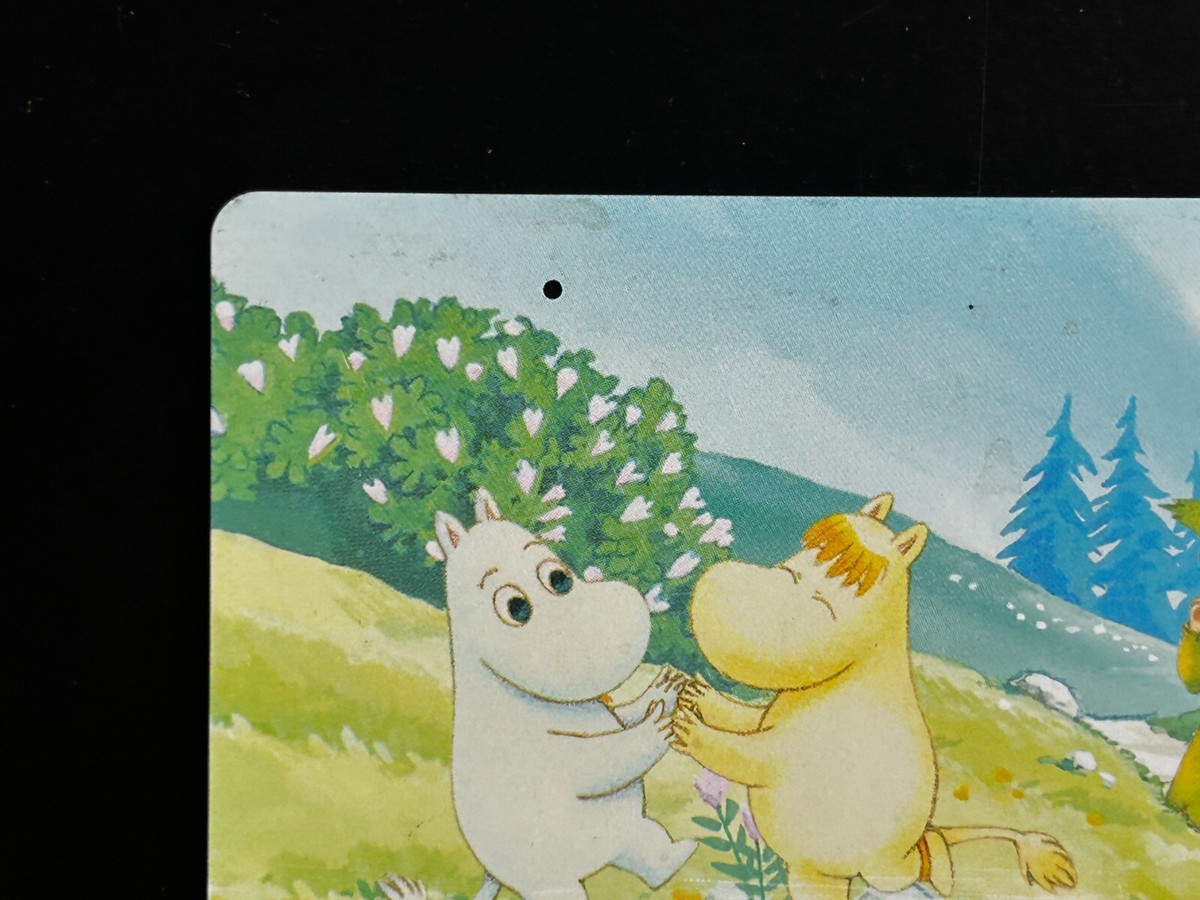 Moomin Snorkmaiden Snufkin Telephone Card Used JAPAN Japanese