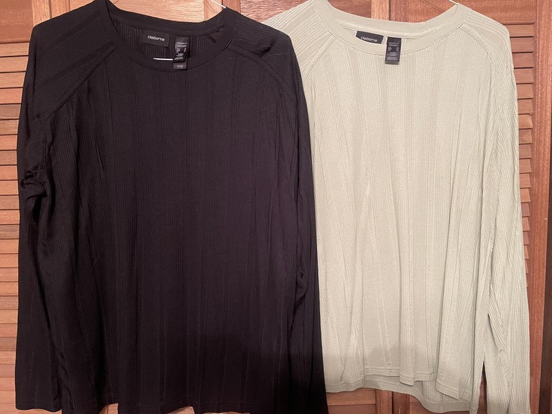 EUC! Claiborne Mens Thermal Waffle Shirts XL 