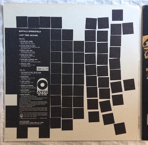 Buffalo Springfield - Last Time Around 1976 LP, Album, RP, MO ATCO ...