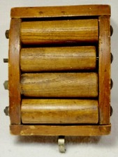 Antique Wood Arched Foot Roller Vintage Massager Exerciser