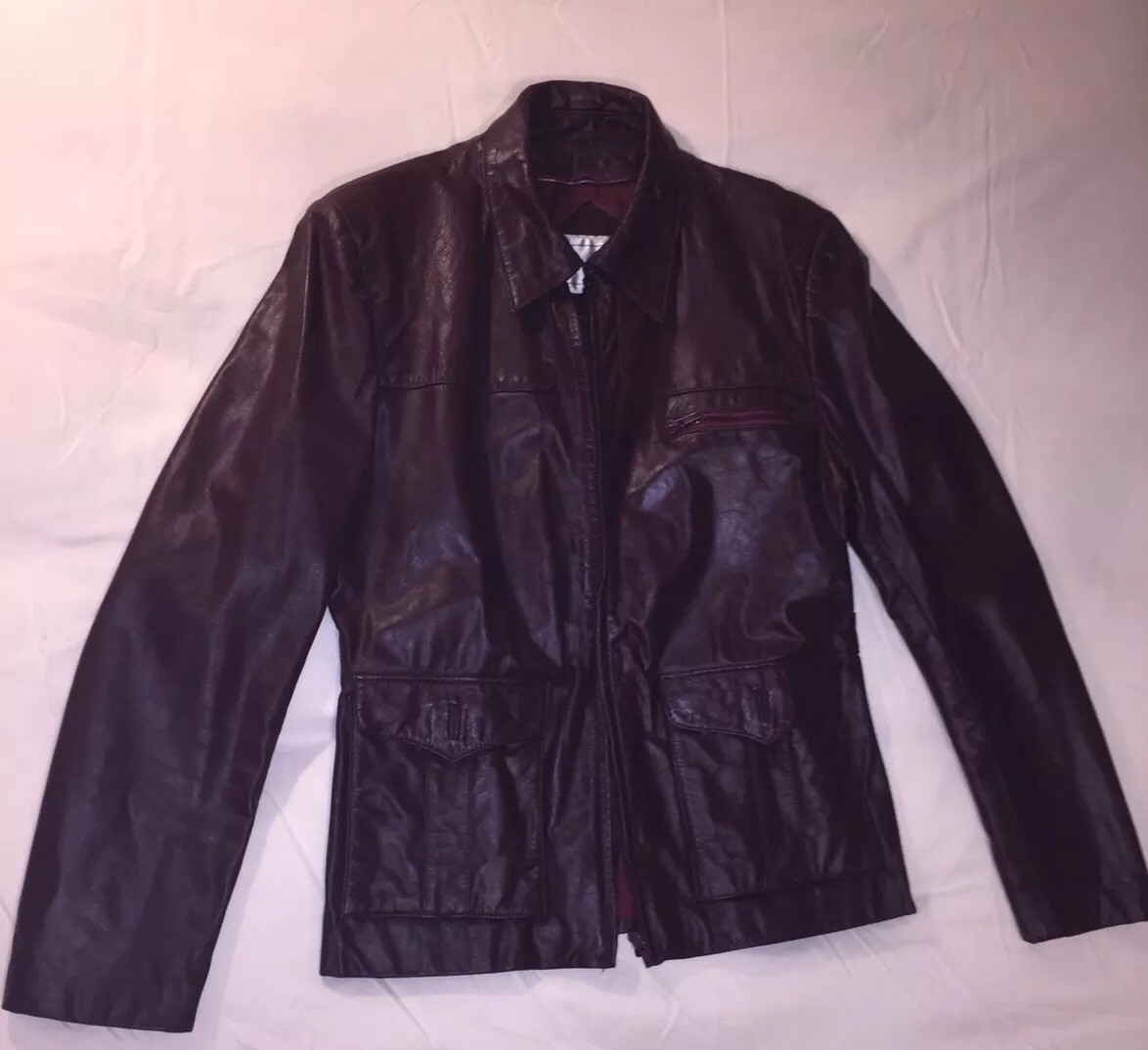 Lot 88 - A Dolce & Gabbana red leather jacket, AW 2003