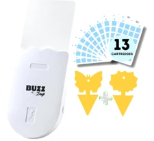 Flying Insect Trap, Indoor Fly Trap, Fruit Fly Traps (1 Device + 13 Refills)