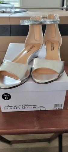 badgley mischka rhinestone sandals