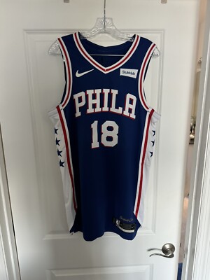 Philadelphia 76ers Shake Milton Nike Player Issued Authentic