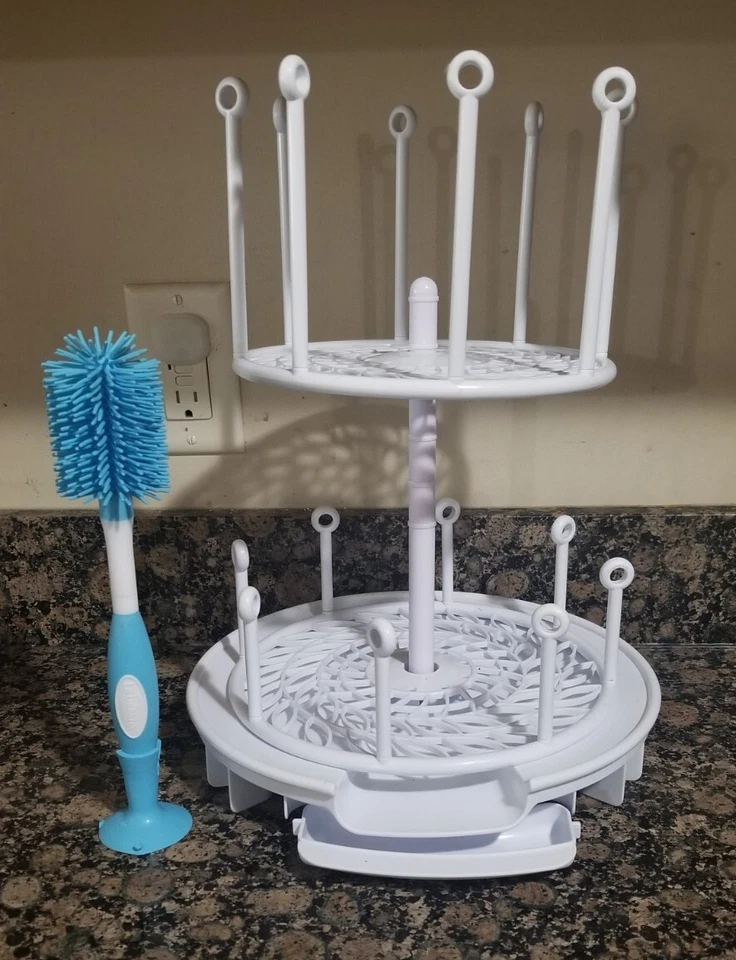 Стойка для сушки детских бутылочек с силиконовой щеткой Dr. Brown's первый год - Изображение 3 из 3