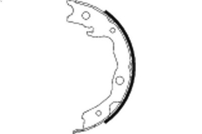 Bremsbackensatz, Feststellbremse TEXTAR 91068200 für NISSAN ROGUE 2.5 2007-2015