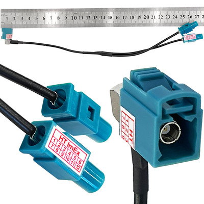 FAKRA Adapter anschluss Kabel auf Doppel FAKRA Splitter Verteiler Antenne Auto