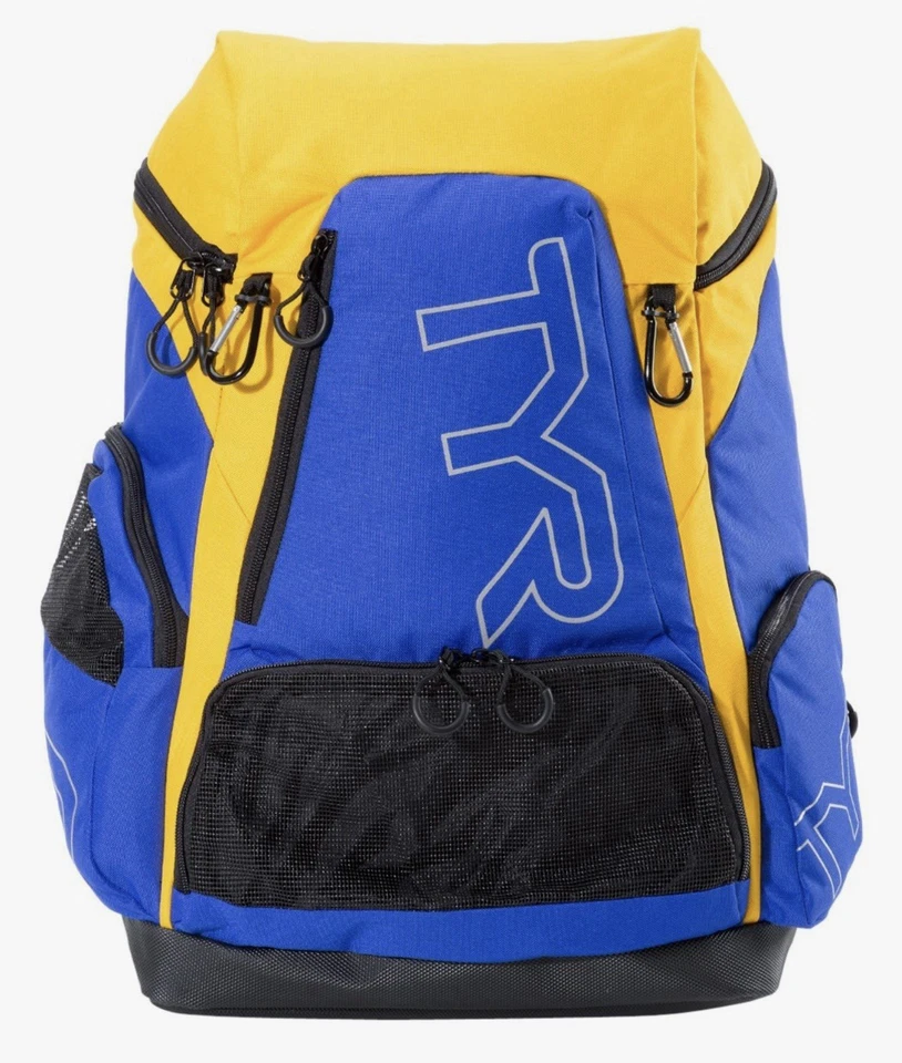 TYR Alliance 45L Mochila Gimnasio Piscina Bolsa Bolsillos Secos Húmedos Color: Real/Dorado Nuevo con Etiquetas Foto 4 de 4