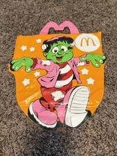 Vintage 1990 McDonald's Halloween Treat Bag Frankenstein Bag Great Condition