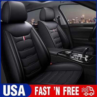 For Chevrolet Malibu Car Seat Cover Full Set Premium Leather 5-Seats Cushion