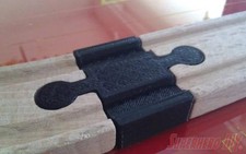 Male to Male Train Track Connector Piece compatible with Brio or Thomas Wooden T