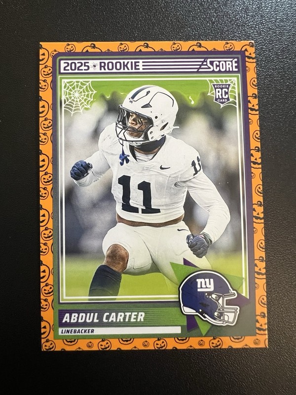 Abdul Carter [Pumpkin] #16 2025 Panini Score Rookie