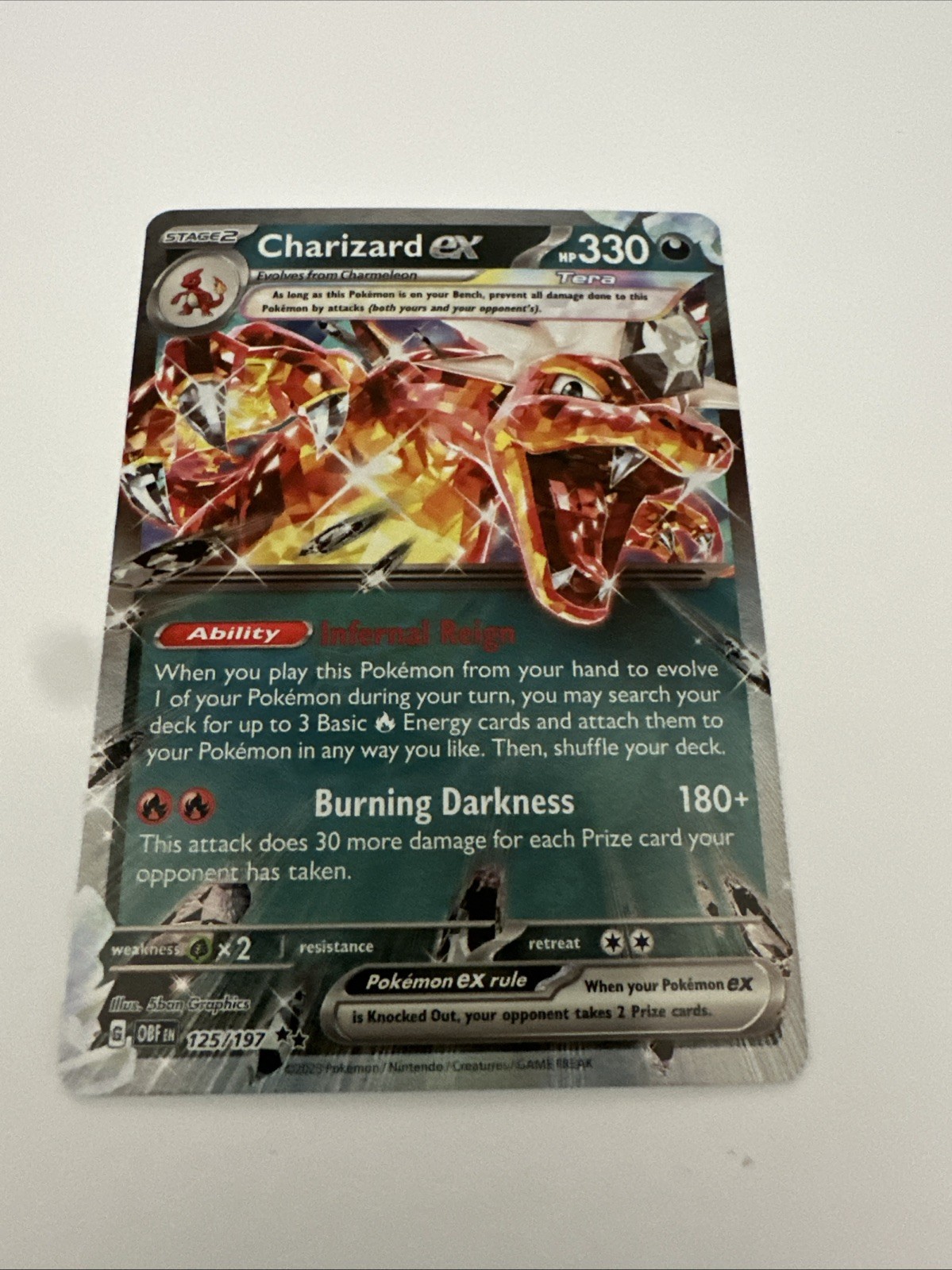 Charizard ex 125/197 SV03: Obsidian Flames Holo