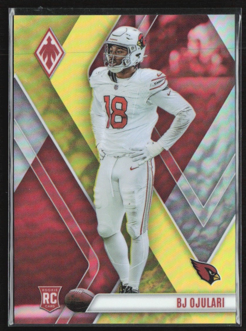BJ Ojulari 2023 Panini Phoenix Yellow RC /75 #159 Arizona Cardinals
