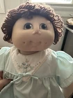 Vintage Cabbage Patch Kids Doll Brown Hair Brown Eyes Original Outfit 1980s
