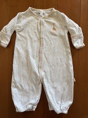 Kissy Kissy Sophie La Giraffe 2017 Peruvian Pima Cotton Gown/Coverall-Newborn