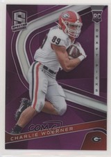 2020 Chronicles Draft Picks Spectra Purple Prizm 47/99 Charlie Woerner #24 0c2