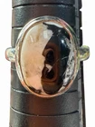 Southwestern White Buffalo Turquoise Ring Size 8 Vintage 925 Sterling Silver