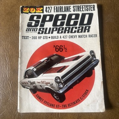 1966 GTO, Fairlane 427, Comet in vintage Speed and Supercar, 1rst First issue