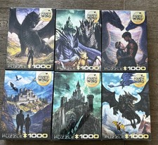 Fourth Wing Eurographics Puzzles 1000 Pieces Each NEW SEALED/COMPLETE SET of 6