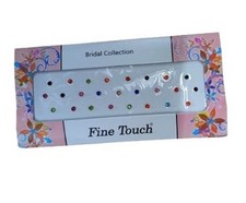  Indian Traditional Multicolor Round Shape Stickers Bindi For Women 10 Gm