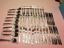 AW1 Lot 50 Vollrath Stainless Flatware Dinner Forks Tea Spoons Knife Danielle 