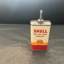 Lead Top Shell Soap Box Derby Lubricant Handy Oiler Oil Can 4 Oz WOW