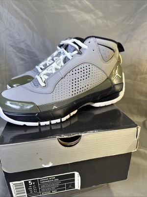Nike Jordan Jeter Throwback Light Gray Graphite Stealth 395253-002 -Sz 5Y