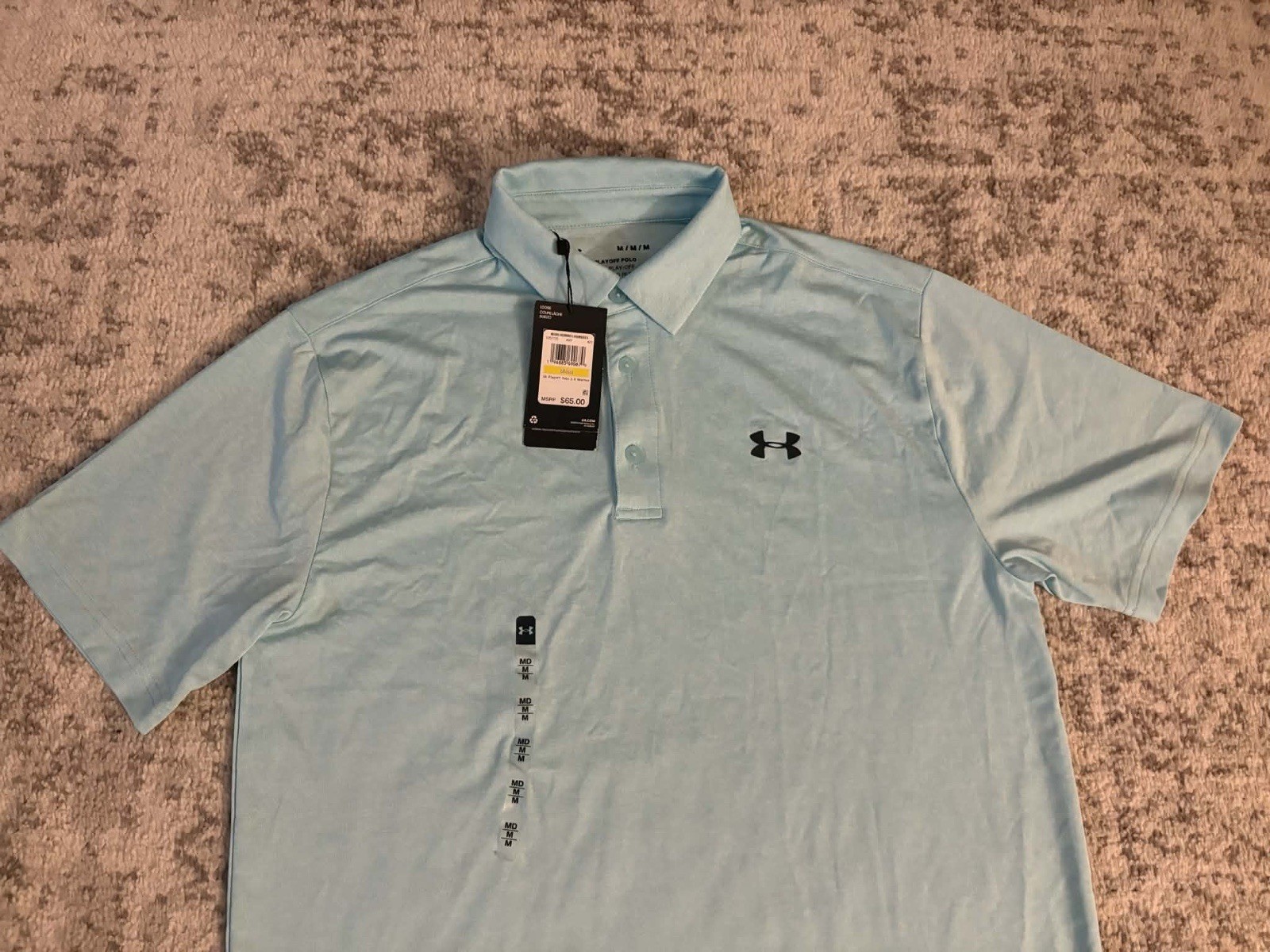 Under Armour Men's Golf Polo Shirt Size Medium New With Tag thumbnail 4