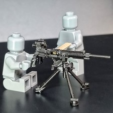 Juego de ametralladora pesada tipo 92 y tipo 24, equipo personalizado para figuras de construcción pequeñas