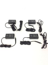 4x HP TPN-AA06 Blue Tip Laptop AC Adapter 65W, 19.5V, 3.3A w/ Power Cord, QTY